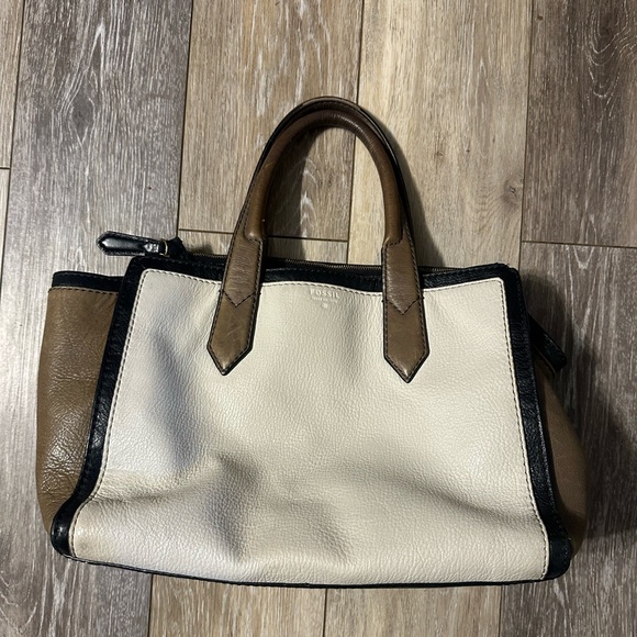 Fossil Handbags - Fossil Tri-color Leather Tote